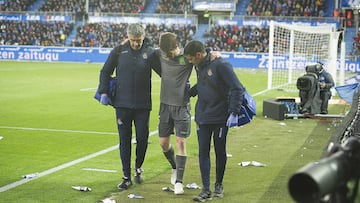 Lesión de Elustondo.