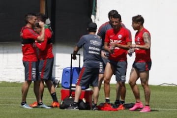 Chile sigue preparándose para enfrentar a Uruguay