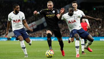 Davinson Sánchez jugó los 90 minutos en la victoria 2-0 de Tottenham ante Manchester City.