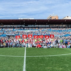 Más de 24.000 aficionados le meten un gol al cáncer infantil