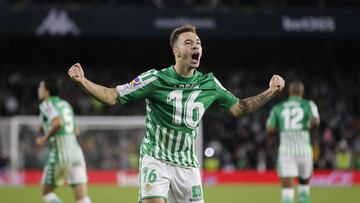 Loren, tras anotar un gol esta campaña.