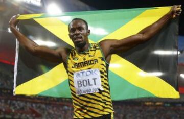 El jamaicano consigue un nuevo oro en los Mundiales de Atletismo de Pekín 2015.