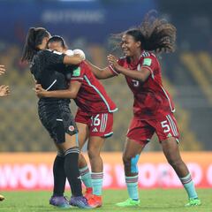La semifinal entre Colombia y Nigeria, en imágenes