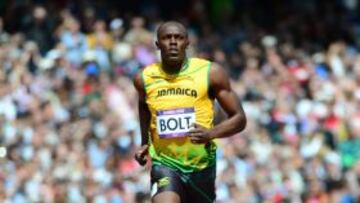 Tormenta en los 100 metros contra el Relámpago Usain Bolt