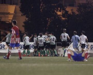 Partido de semifinales de Cadetes entre el Atlético de Madrid y el Betis.