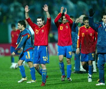 Partido de repesca entre España y Eslovaquia para el Mundial de Alemania 2006.