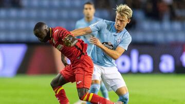 01/010/18  PARTIDO PRIMERA DIVISION 
 CELTA DE VIGO - GETAFE 
 DJENE Y MATHIAS JENSEN
 PUBLICADA 02/10/18 NA MA46 1COL