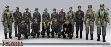 Soldados de 3.300 polígonos para Codename: Panzers