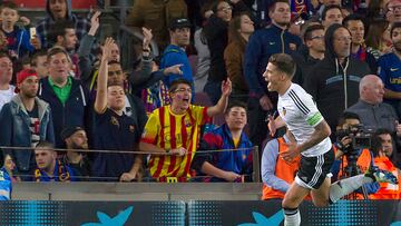 17/04/16 PARTIDO PRIMERA DIVISION
BARCELONA - VALENCIA
GOL 0-2 SANTI MINA ALEGRIA