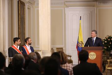 Los dos tenistas colombianos recibieron la Cruz de Boyacá, por parte de el presidente Iván Duque, tras ser campeones de Wimbledon.