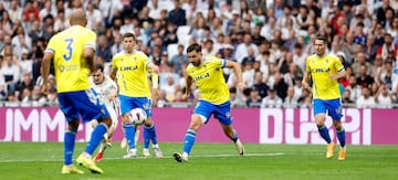 Este derechazo de Brahim supuso el 1-0.