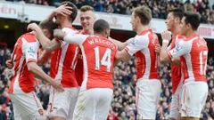 Alexis salió con molestias en importante goleada del Arsenal