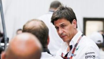Toto Wolff, disgustado por el resultado del GP de Hungría.
