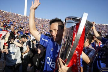 El jugador de Universidad de Chile Gustavo Canales