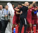 Qatar golea a Emiratos Árabes y se cita con Japón en la final