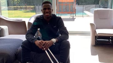 Vinicius est&aacute; recuper&aacute;ndose de una lesi&oacute;n.