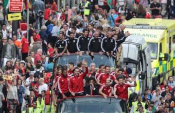 Las imágenes de Gareth Bale y la selección de Gales en Cardiff