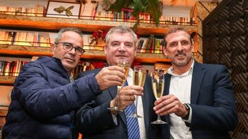 Álvaro Cervera, Manuel Vizcaíno y Óscar Arias.