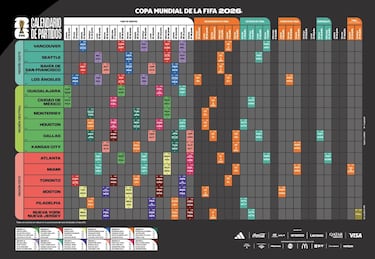Descarga aquí el calendario completo del Mundial 2026