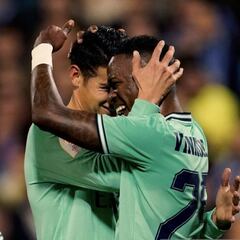 Vinicius agradece a James por su asistencia en Copa del Rey