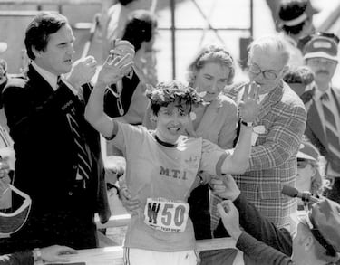 Engañó a todos, impuso nuevo récord y fue descalificada ocho días después de su triunfo en el Maratón