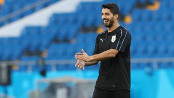 Tabárez pide paciencia con Luis Suárez en su partido 100