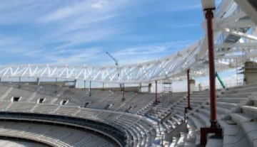 Las imágenes de las obras del Wanda Metropolitano