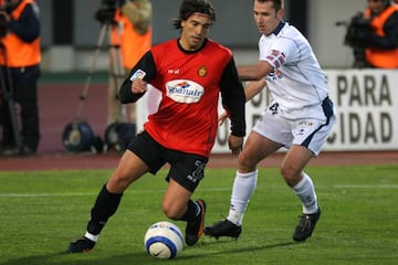 El Petete durante un partido con el Mallorca.