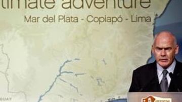 Presentación en París del rally Dakar 2012