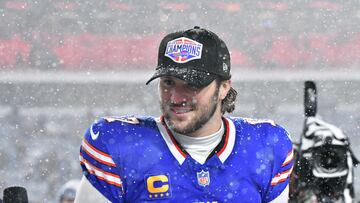 Some NFL players have superstitions, wearing the same socks or underwear every game. Buffalo Bills quarterback Josh Allen has a different pregame ritual.