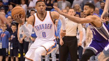 Westbrook gasta una bala pero sus Thunder ya son quintos