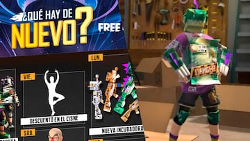 Free Fire: agenda semanal del 12 al 18 de mayo con skins de la Incubadora Safari de Cartón y más