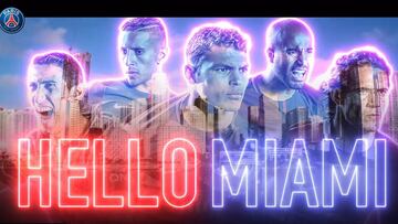 El PSG llega a Miami.