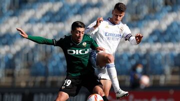 Pablo Hernández y Blanco, durante el Castilla-Castellón.