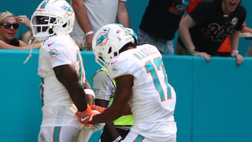 EL wide receiver de los Miami Dolphins espera que el oficial que lo detuvo antes del juego contra los Jacksonville Jaguars sea despedido.