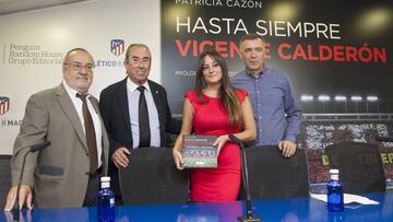 02/10/17 
 ATLETICO DE MADRID
 PATRICIA CAZON Presentaci&mdash;n del libro HASTA SIEMPRE VICENTE CALDERON
 ALFREDO RELA&bdquo;O - ADELARDO RODRIGUEZ - PATRICIA CAZON - MILINKO PANTIC