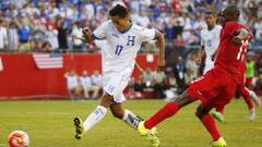Andy Najar lleg&oacute; al empate para Honduras casi al final del partido.