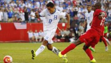 Andy Najar llegó al empate para Honduras casi al final del partido.