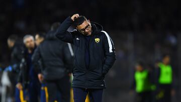 Antonio Mohamed head coach of Pumas during the Semifinals first leg match between Pumas UNAM and Tigres UANL as part of Torneo Apertura 2023 Liga BBVA MX, at Olimpico Universitario Stadium, December 07, 2023, in Mexico City.