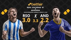 Real Sociedad ‘B’ vs. FC Andorra: horario, dónde ver, pronósticos y clasificación