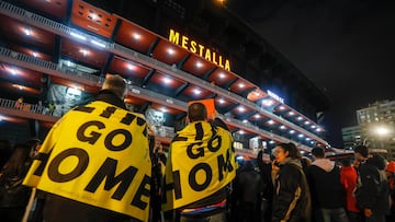 25/02/23 PARTIDO PRIMERA DIVISION
VALENCIA CF - REAL SOCIEDAD
SEGUIDORES PROTESTA 