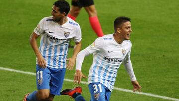 Jugadores del M&aacute;laga