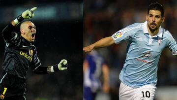 Víctor Valdés y Nolito.