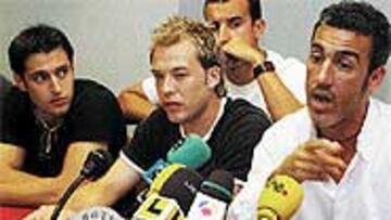 <b>NO HUBO ACUERDO</B>. La plantilla ovetense no confiaba en la forma de pago que le ofrecía el club.