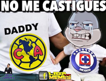 América ganó y Cruz Azul se lleva el bullying de los memes