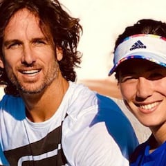 Muguruza prepara la temporada con Feliciano López en Puente Romano