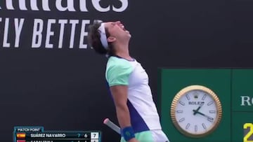 Carla Suárez se da un homenaje ante la bielorrusa Sabalenka