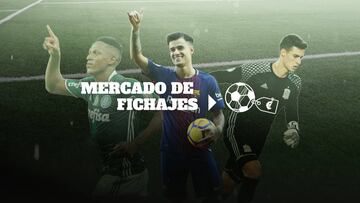 Sigue en directo la retransmisión del mercado de fichajes de invierno del 10 de enero de 2018.