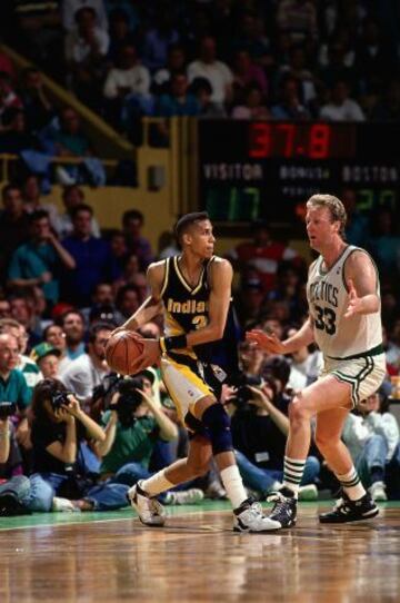 Defendido por uno de los más grandes, Larry Bird.