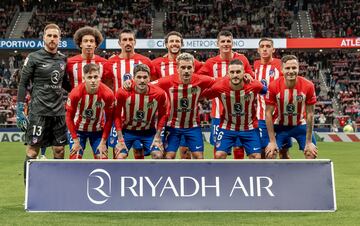 Oncel inicial del Atlético de Madrid